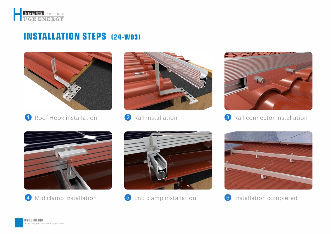 Installation method of color steel roof