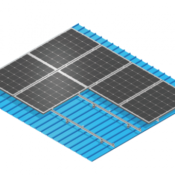 katlanmış metal çatı güneş montaj üreticisi