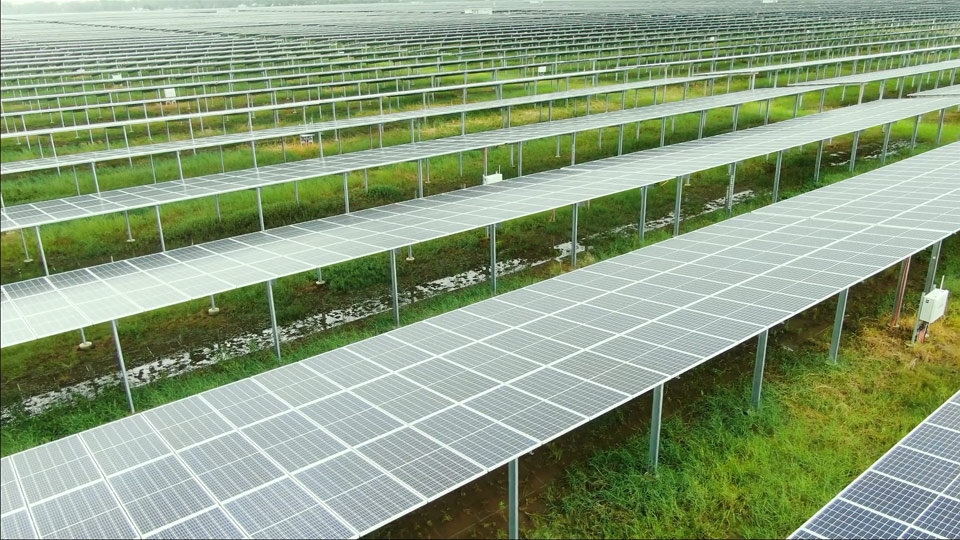 Sıcak daldırma galvanizli karbon çelik zemin güneş enerjisi montaj sistemi