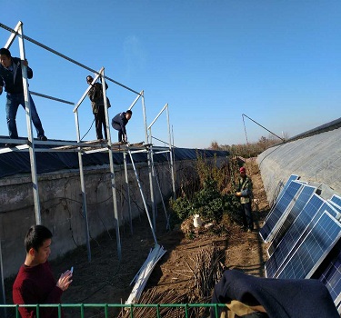 Shandong fotovoltaik tarımsal sera gösteri projesi